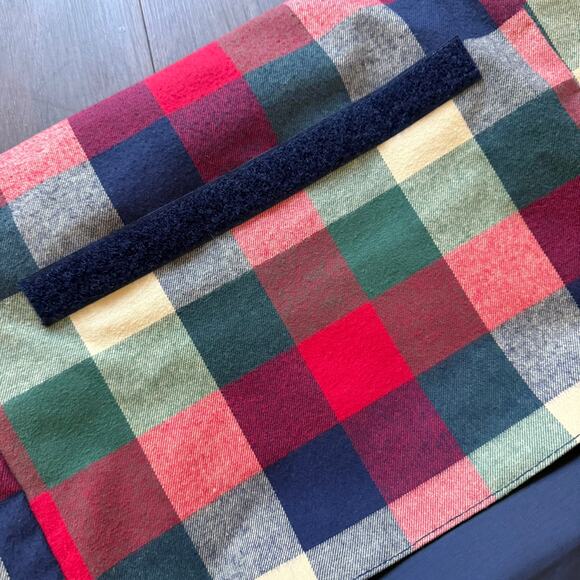 Vintage Disney Store Plaid Winnie the Pooh Messenger Bag 90s Y2K Crossbody Tote - Picture 7 of 16